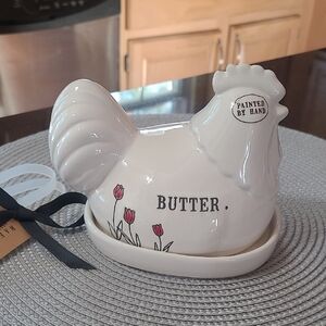 🐓Rae Dunn Farmhouse Butter Dish